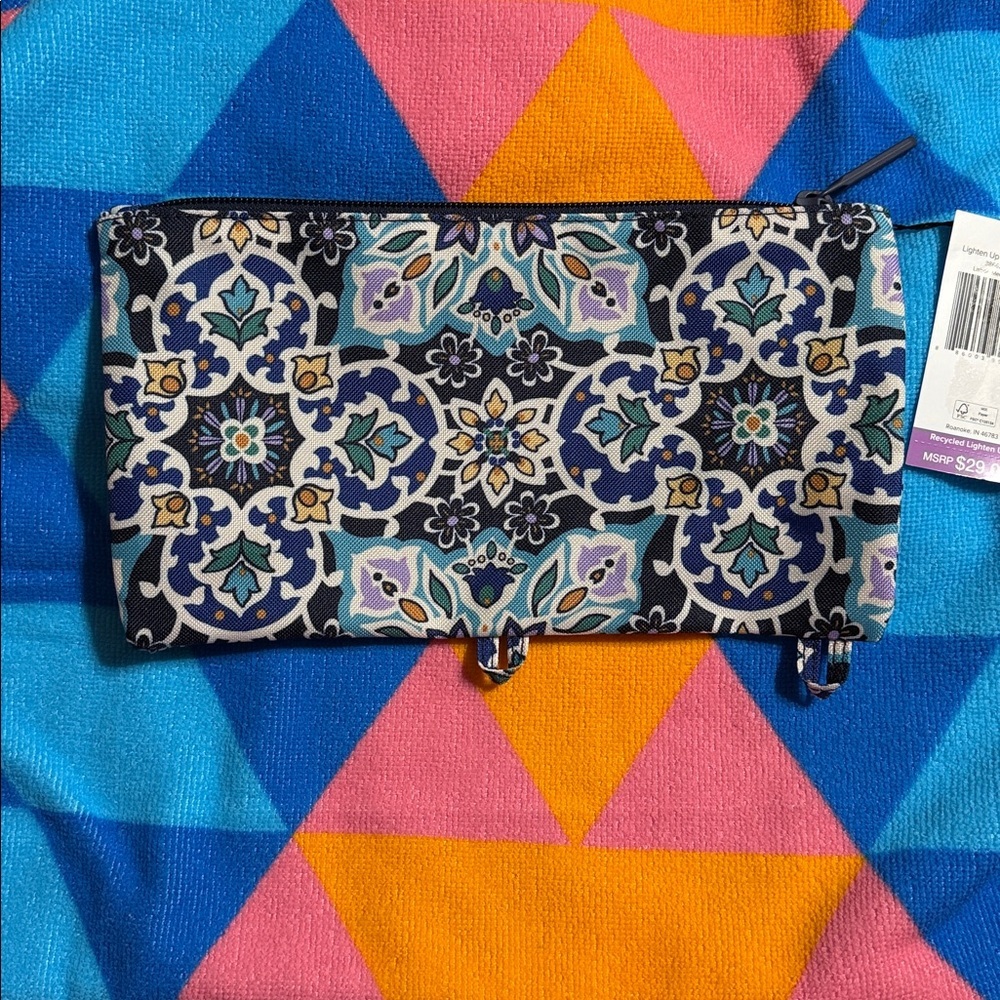 Vera Bradley Blue and White patterned Pouch
